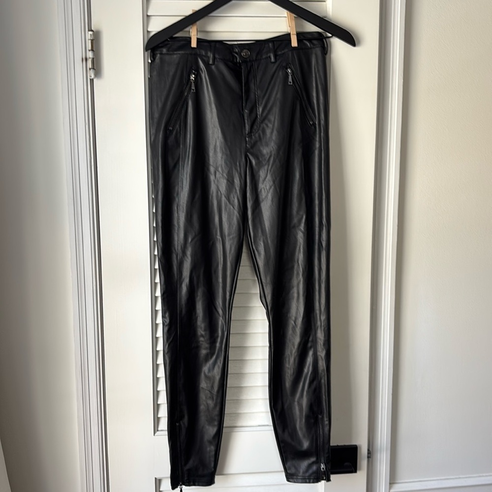 Guess faux leather pants